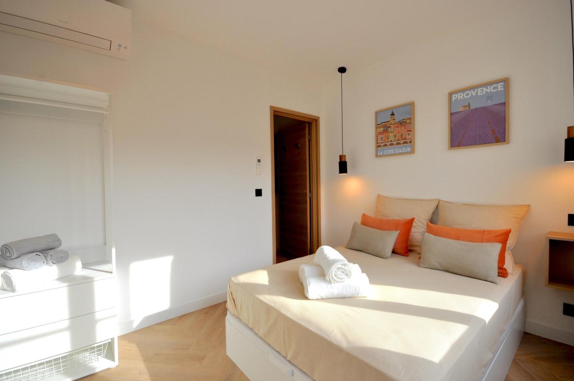 Monaco # Menton - 6 Persons - 2 Bedrooms - Full Renovated - Private Parking - Hypercenter - Clim - Beach And Sun מנטון מראה חיצוני תמונה