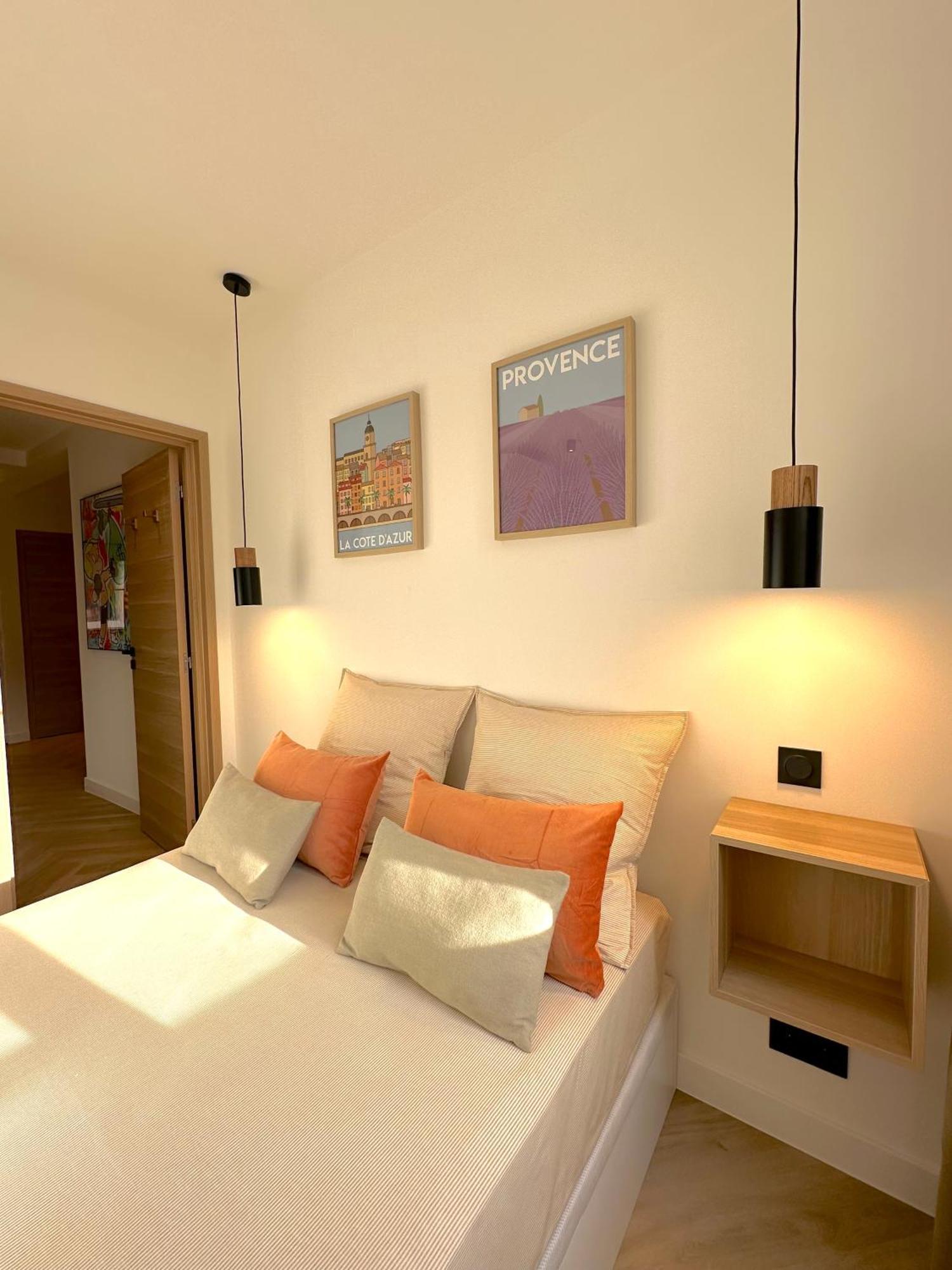 Monaco # Menton - 6 Persons - 2 Bedrooms - Full Renovated - Private Parking - Hypercenter - Clim - Beach And Sun מנטון מראה חיצוני תמונה